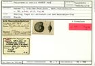 Karteikarte zum Holotyp von Polystomella nobilis Karrer, 1865